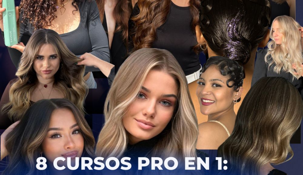 8 Técnicas, 8 Resultados: El Curso online Definitivo de Estilismo