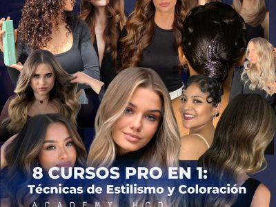 8 Técnicas, 8 Resultados: El Curso online Definitivo de Estilismo